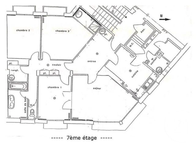 Appartement F4 &agrave; vendre - 4 pi&egrave;ces - 102,11 m2 - Boulogne Billancourt - 92 - ILE-DE-FRANCE