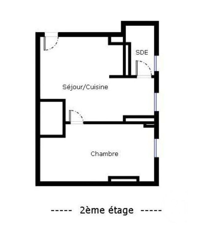 Appartement F2 à vendre - 2 pièces - 29,33 m2 - Paris - 75015 - ILE-DE-FRANCE